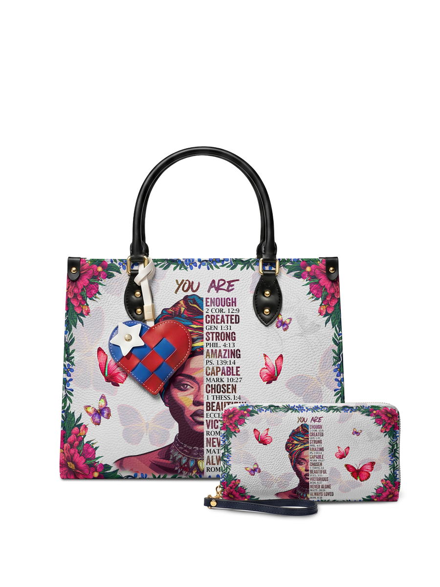 "Imani" Dove White Leather Handbag A250 Deal