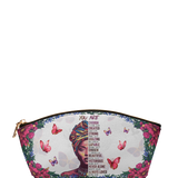 "Imani" Dove White Eclipse Makeup Bag - BRAVE ONES DEAL