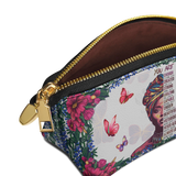 "Imani" Dove White Eclipse Makeup Bag - BRAVE ONES DEAL