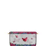 "Imani" Dove White Envelope Chain Crossbody Bag