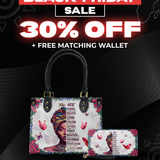 "Imani" Dove White Small Leather Handbag Deal