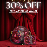 "Imani" Pomegranate Red Circle Crossbody Bag Deal