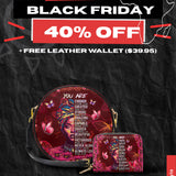 "Imani" Pomegranate Red Circle Crossbody Bag Deal