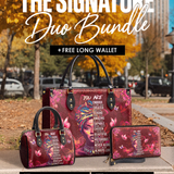 "Imani" Pomegranate Red The Signature Duo Bundle