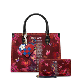 "Imani" Pomegranate Red Leather Handbag A250 Deal