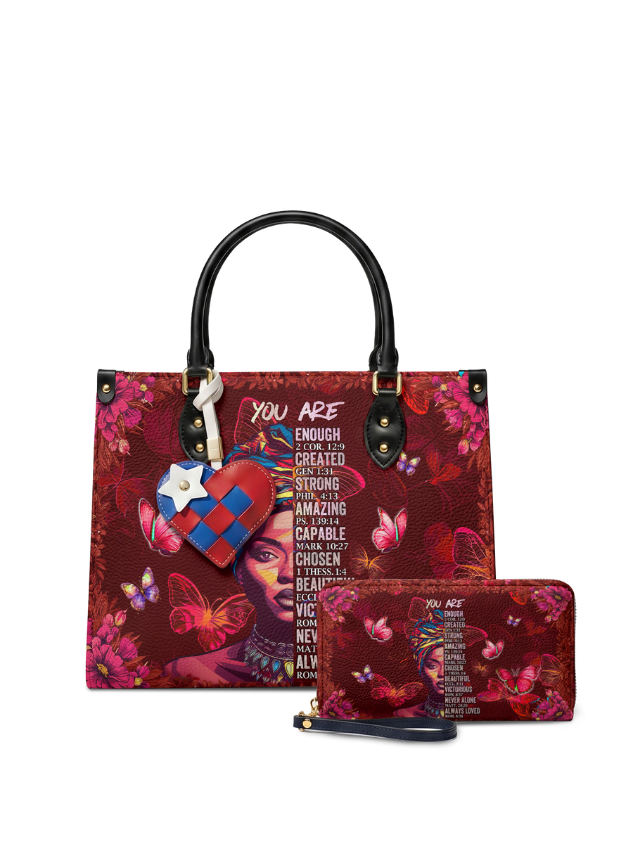 "Imani" Pomegranate Red Leather Handbag A250 Deal