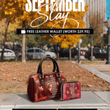 "Imani" Pomegranate Red Mini Satchel Deal
