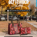"Imani" Pomegranate Red Small Leather Handbag Deal