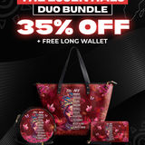 "Imani" Pomegranate Red The Essentials Duo Bundle