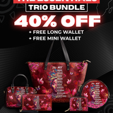 "Imani" Pomegranate Red The Essentials Trio Bundle