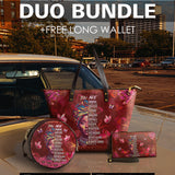 "Imani" Pomegranate Red The Essentials Duo Bundle
