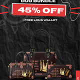 "Imarimom" The Signature Duo Bundle - Small Leather Handbag