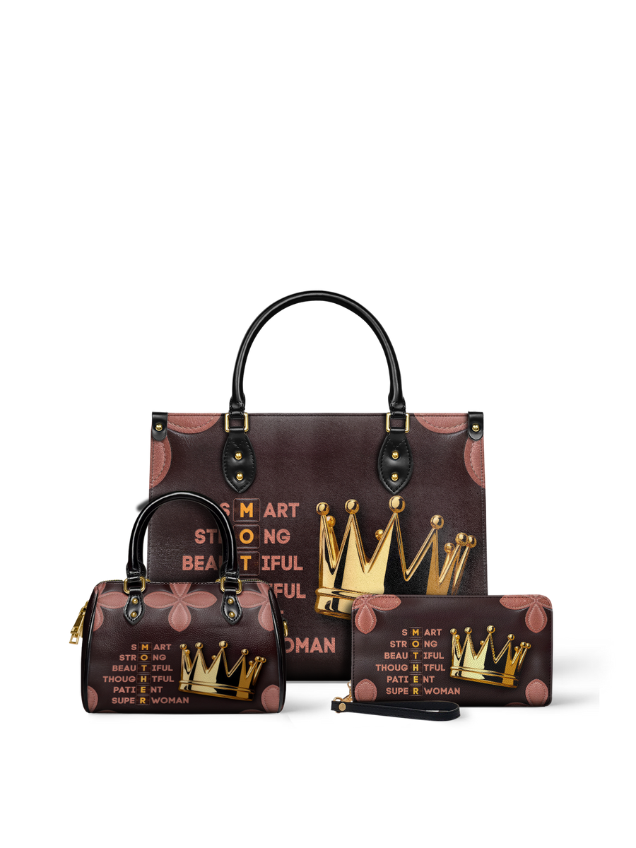 "Imarimom" Leather Handbag Matching Set - DD DEAL