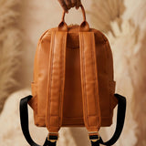 "Kora" Brown Leather Backpack