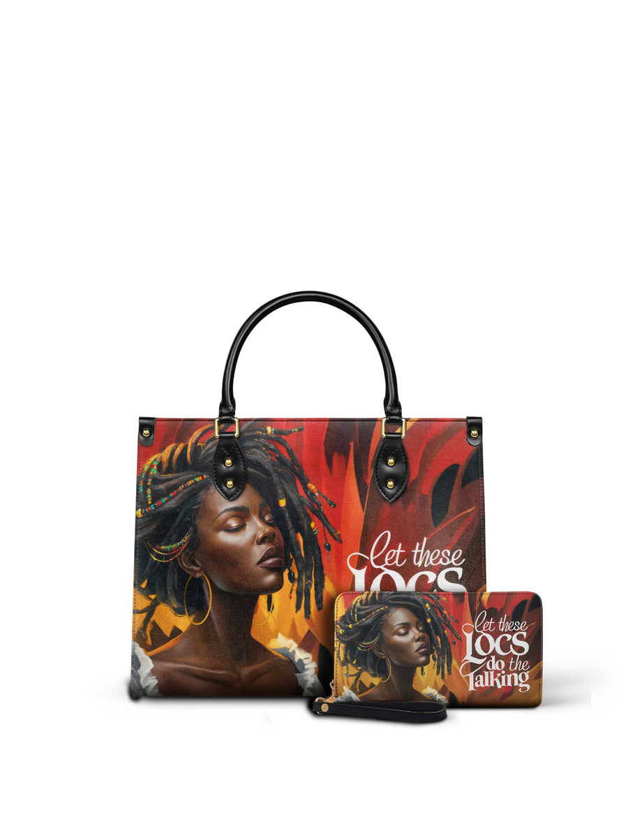 "Locella" Leather Handbag Matching Set - DD DEAL