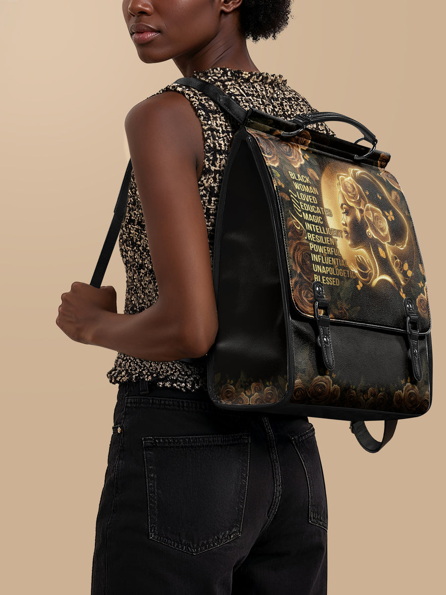 "Lumina" Leather Backpack