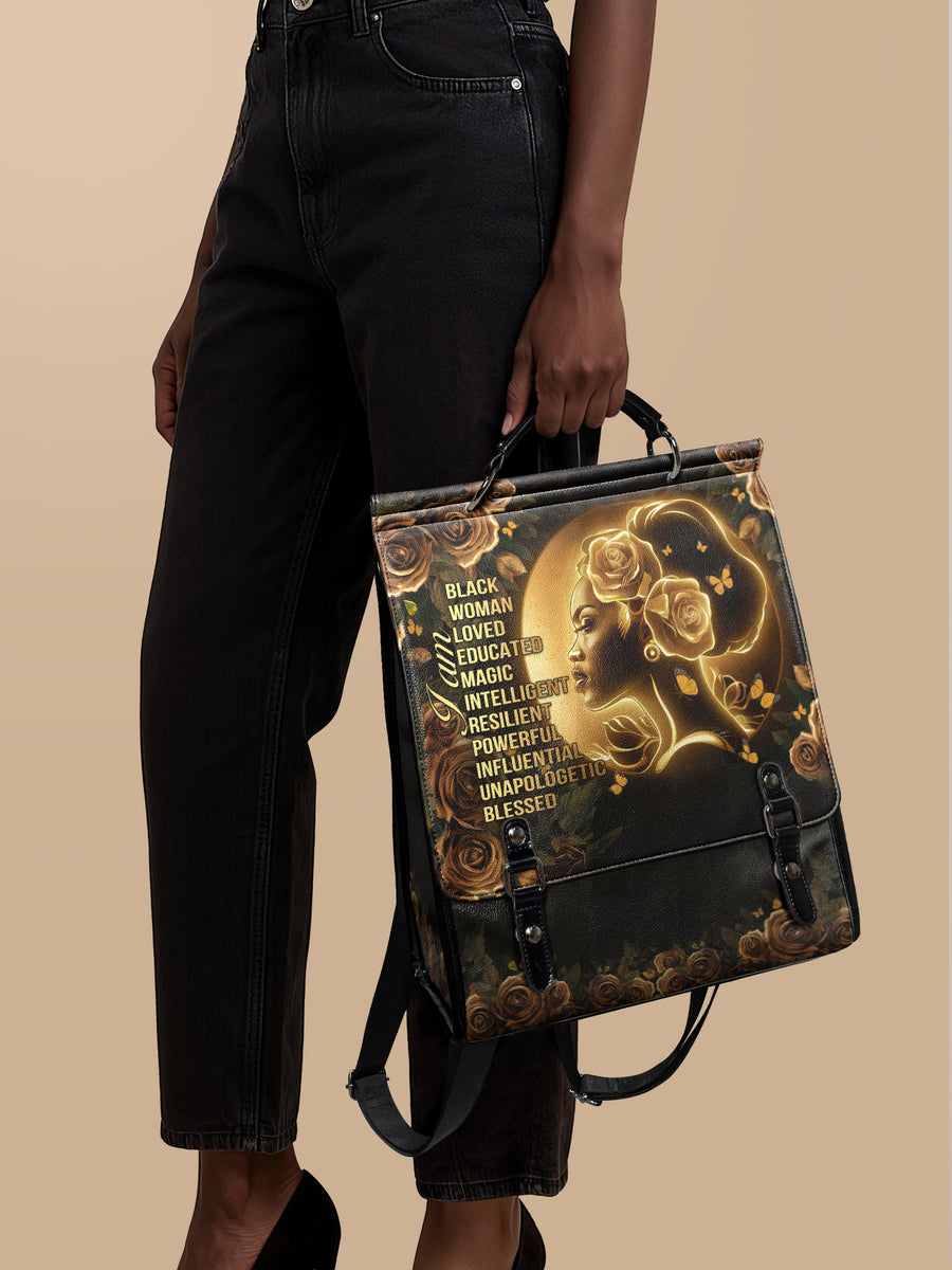 "Lumina" Leather Backpack