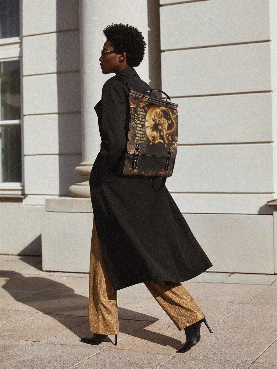 "Lumina" Leather Backpack