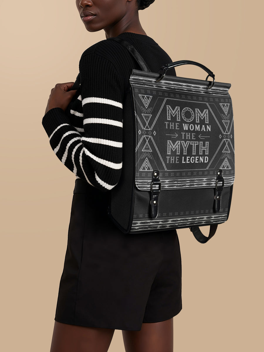 "Mamalore" Leather Backpack