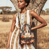 "Naija Royale" The Signature Duo Bundle - Small Leather Handbag