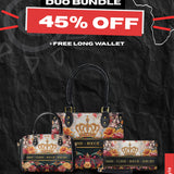 "Naija Royale" The Signature Duo Bundle - Small Leather Handbag