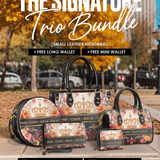 "Naija Royale" The Signature Trio Bundle - Small Leather Handbag