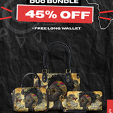 "Njia" The Signature Duo Bundle - Small Leather Handbag