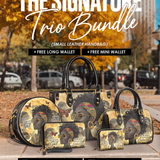 "Njia" The Signature Trio Bundle - Small Leather Handbag