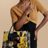 "Sanaa" Cornbread Leather Handbag