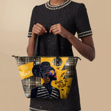 "Sanaa" Cornbread Leather Tote Bag - BRAVE ONES DEAL