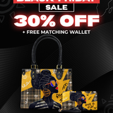 "Sanaa" Cornbread Small Leather Handbag Deal