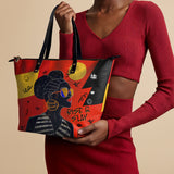 "Sanaa" Paprika Leather Tote Bag Deal