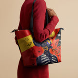 "Sanaa" Paprika Leather Tote Bag Deal