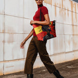 "Sanaa" Paprika Leather Tote Bag Deal