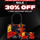 "Sanaa" Paprika Small Leather Handbag Deal