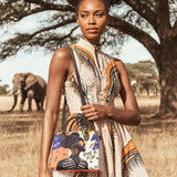 "Sanaa" Salt Pop Small Leather Handbag Deal