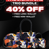 "Sanaa" Salt Pop The Signature Trio Bundle - Small Leather Handbag