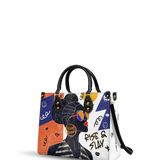 "Sanaa" Rise & Slay White Leather Handbag