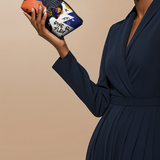 "Sanaa" White Eclipse Makeup Bag