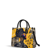 "Sanaa" Cornbread Leather Handbag