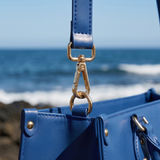 "Serwa" Cobalt Blue Leather Handbag