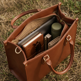 "Serwa" Brown Leather Handbag