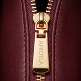 "Serwa" Oxblood Red Leather Handbag