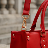 "Serwa" Red Leather Handbag