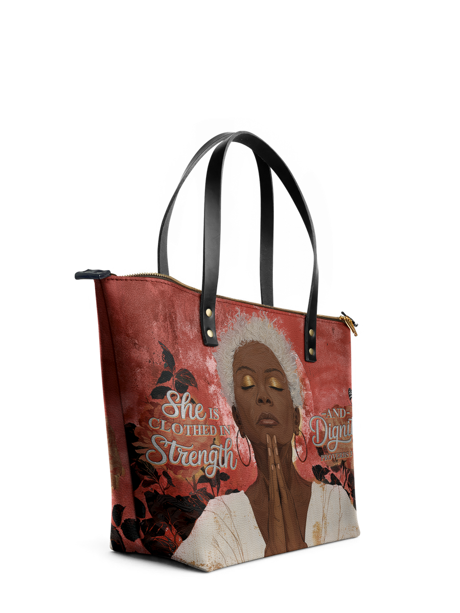 "Namisa" Leather Tote Bag