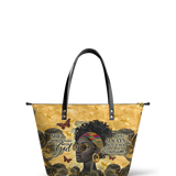 "Njia" Leather Tote Bag