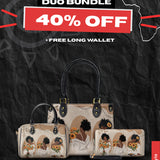 "Solina" The Signature Duo Bundle - Small Leather Handbag