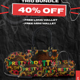 "Solya" The Signature Trio Bundle - Small Leather Handbag