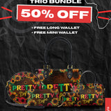 "Solya" The Signature Trio Bundle - Small Leather Handbag