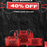 "Tajimom" The Signature Duo Bundle - Small Leather Handbag